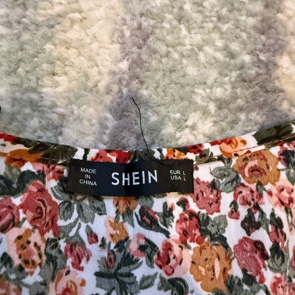 Floral Kimono Wrap Top from SHEIN - Picture 3 of 5